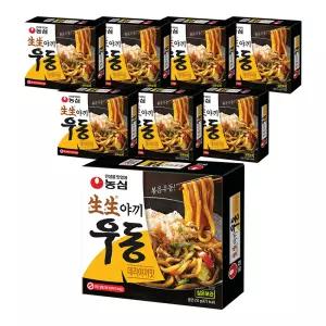 농심 생생야끼우동 데리야끼맛 251g X 8개