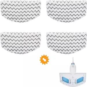 Bissell Powerfresh 940 스팀 걸레 패드 교체용 보너스 라이프 4팩 마이크로파이버 스크러비