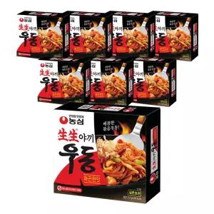 농심 생생야끼우동 화끈한맛 250g X 8개