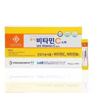 유니 비타민 C B2 항산화 영양제 분말 240포 4개월분 비타민씨 가루 스틱 활력