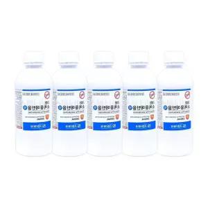 약국소모품 의약외품 소독용 에탄올액 그린제약 250ml 5개