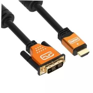 HDMI NETmate DVI케이블 DVI Gold to Metal 케이블 1m