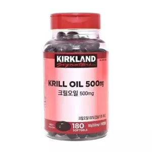 우리 가족 건강 커크랜드 시그니쳐 크릴오일 500mg x 180 자기관리 추천