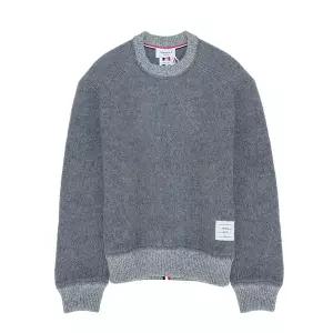 라프리마 톰브라운 울리 플리스 스트라이프 크루넥 스웨트 셔츠 MJT410AJ0100-055