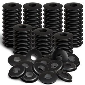 boeray 100 Glad 핸드 씰 블랙 트럭 고무 글래드핸드 개스킷 탄성 그로밋 라운드 와셔 세미 트레일러 트랙터 브레이크 에어 호스 부품 번호 10028 액세서리
