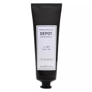 DEPOT No. 307 블랙 젤 그레이 블렌딩 효과가 있는 남성용 임시 헤어 스타일링 글리세린 비타민 E 식물성