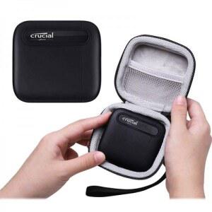 마이크론 X6 SSD 외장하드 보관 1TB 휴대용 커버 외장 Adapter 500GB