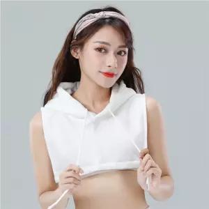 여성 페이크 카라 후드티 넥케이프 캐주얼 페이크 넥카라 Ssw11Smj