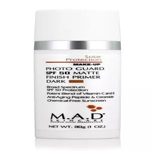 M.A.D 스킨 솔러 프로텍션 포토가드 SPF 50 매트 피니시 프라이머 - 안티에이징(중립/중형)