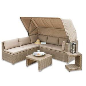 야외 소파 등나무 캐노피 맞춤 라탄 쇼파 해변 A타입 커피 차단 호텔 가구