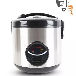 중형 밥솥 10인 마이콤 취사 보온 조리기 스테인리스 원터치 가정용 주방 가전