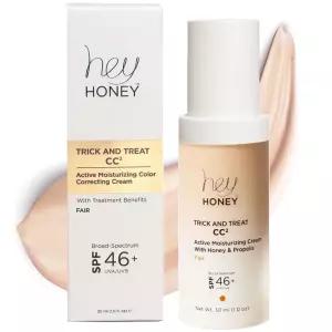 헤이 허니 트릭 앤 트리트 CC2 크림 SPF 46 프로폴리스가 함유된 액티브 보습 컬러 보정 로자시아 피부