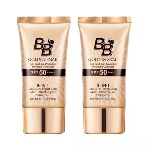 SPF 50 BB 크림 파운데이션 자외선 차단 컨실러 모든 피부를 위한 커버 틴티드 모이스처라이저 프리 가볍고
