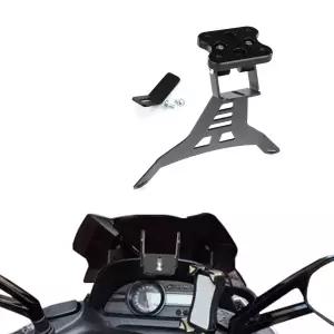 Kymco Xciting 400i 2013- 바이크 오토바이 알루미늄 GPS 마운트 네비게이션 플레이트 브래킷 앞유리 마운