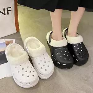블로퍼 편안한 가죽 고급 플랫슈즈 뮬 뮬하이힐 방한 의류