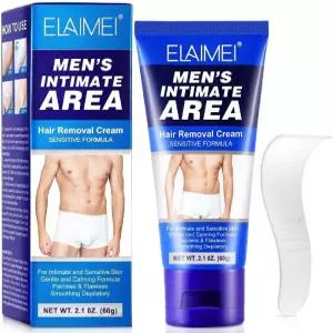 민감한 부위를 위한 마아니 남성용 무통 바디 제모 크림 겨드랑이 다리 가슴 개인 부위(HIM)의 거친 털을