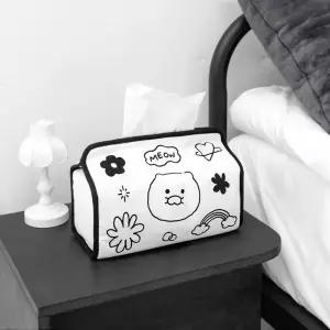 두들두들 라이언과 춘식이 패브릭 티슈케이스 사무용품 두들두들 라이언과