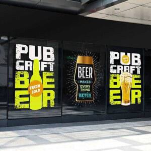 B R 맥주 유리 기네스펍 선물 하이볼 맥주잔 찻잔 자이언트 발광