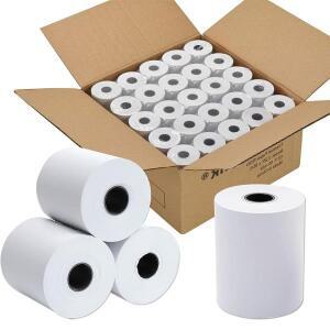 1-10 롤 감열지 57*40mm 금전 등록기 용지 영수증 모바일 POS  카메라 포토 프린터 BPA