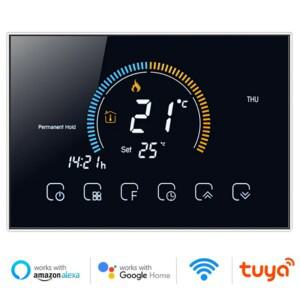 Tuya WiFi 스마트 라이프 온도 조절기 전기 바닥 난방 Google 홈 Alexa App 용 물가스 보일러 리모콘