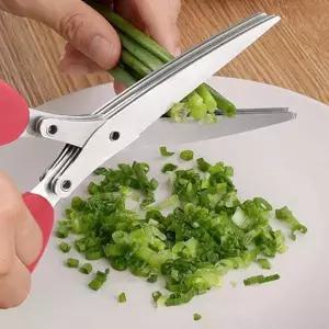 [콩심팥심]쪽파가위 파썰기 김가루가위 채칼 파채 음식 업체특판 제작