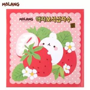 만들기 스티커월드 몰랑 액자 보석 십자수 (핑크)