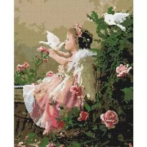 천사와 새 (캔버스) 보석십자수 40x50 인물보석십자수 아트조이 (WD02EC9)