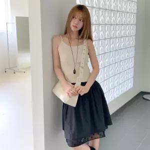 여자 데일리 데이트룩 바캉스 청순 발랄 볼륨 미니스커트