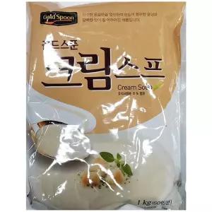크림스프 ( 1K) 가공 즉석 요리 조리 주방 먹는 음식