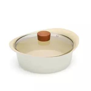 [키친아트] 인덕션 냄비세트 인덕션용냄비 세라믹코팅 베이직 전골냄비 22cm