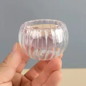 유리 골이중잔 찻잔 다기잔 40ml (207hs) 다기잔 다도구 차도구 (WA649F7)