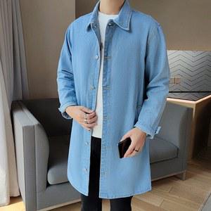 남자롱청자켓 데님 코트 청자켓 스타일 FY640 MADEN JEANS 5XL