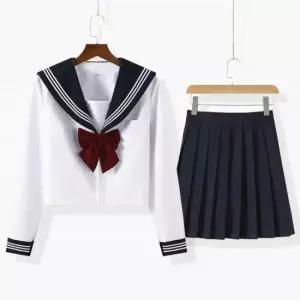 교복코스프레 세라복긴팔네이비 졸업사진컨셉 교복코스튬