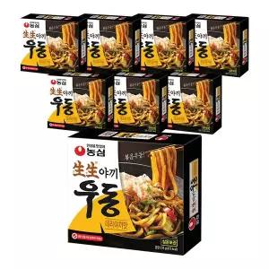 농심 생생야끼우동 데리야끼맛 251g X 8개