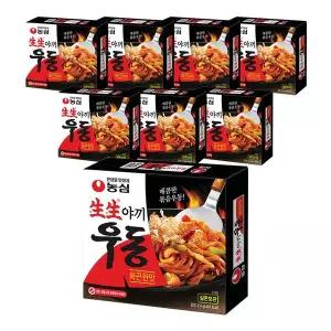 농심 생생야끼우동 화끈한맛 250g X 8개
