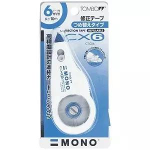 톰보 VO88WA13 MONO수정테이프 6mm 10M CX-6