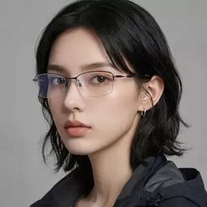 안경테 OX5113 0456 이주연 착용 리자드 티타늄 반무테 여자 남자 패션