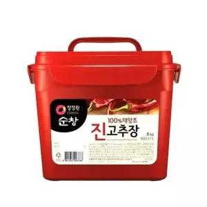 태양초 순창 고추장 진고추장 5kg 국간장 전통간장 설탕 소금 멸치액젓 (WA818CE)