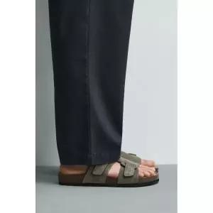 ZARA 스플릿 스웨이드 LEA더R 샌들 - 초록 272트루720500