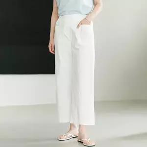 [데드라](88size)비보코튼9부와이드팬츠 PTF3092