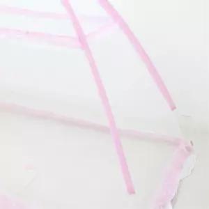 핑크 원티치 아기모기장 100x140x100cm 아기텐트 여름