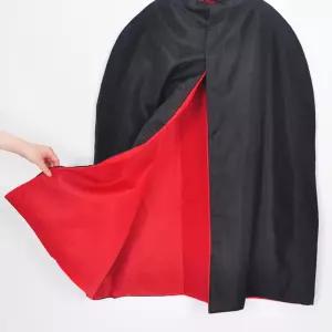 블랙 망토 할로윈 코스튬 셀프사진관 소품 선물 컨셉촬영 중고등학생 졸업식코디