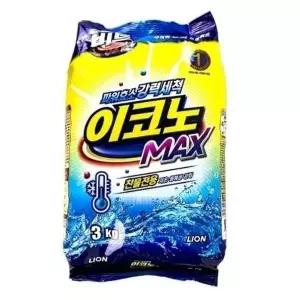 비트 이코노맥스 세탁세제 찬물전용 가루세제 3kg 일반세탁기세제 (W77DC1A)