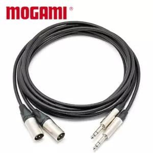 국제미디 (T1NM1.8) 1/4인치 Balanced - XLR Male (1조) 뉴트릭/모가미 고급 스피커케이블 6ft (1.8m)
