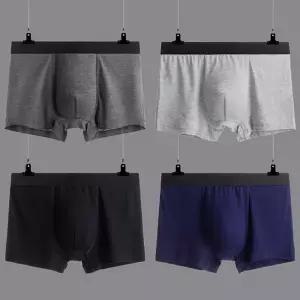 남성팬티 2XL 4장 남자 속옷 드로즈 모달팬티 사각