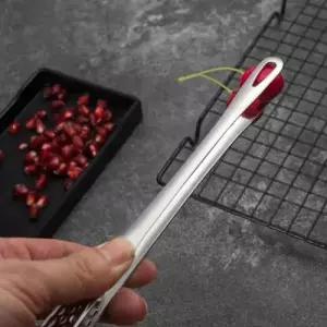 스텐요리핀셋 집게 28cm 조리도구 고기집게 캠핑 스테인리스 WFOEJP9