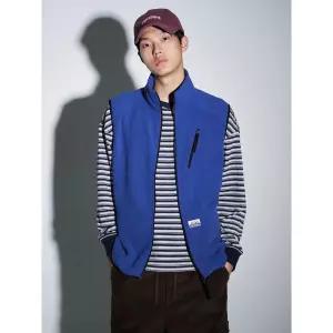 에잇세컨즈 컬러 플리스 베스트 블루 99618594