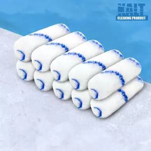 [월드크린]칼트 이지 페인트 롤러 리필 4호 100mm 10p 셀프 도배 페인팅 용품 로라 미장 도장