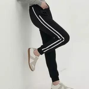 여성 투라인 트레이닝 밴딩 조거팬츠 데일리 바지 WFNJYYH