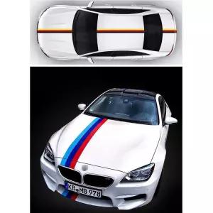 BMW 미니쿠퍼 3색 라인 차량용스티커 7.5cm 새차 자동차튜닝 SUV